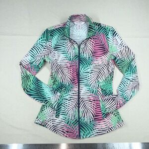 Tommy Bahama Women's Golf & Tennis Full Zip Tropical Track Jacket XS